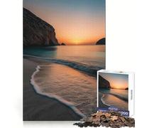 Puzzle de 1000 pièces Vagues du crépuscule pour Adolescents Un Jeu d'esprit, Un Divertissement Calme et Un Cadeau de Noël Chic (50x75cm)