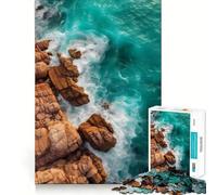 Puzzle de 1000 pièces Vagues Océaniques pour Adolescents Jeu de logique et de réflexion Découpe précise et Douce (38x52cm)