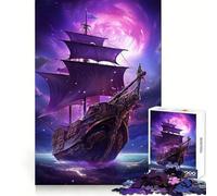 Puzzle de 1000 pièces Vaisseau Spatial Galactique pour Adolescents, Jeu de réflexion, Plaisir partagé, Bords précis, pour Les vœux du Père Noël 38x26cm