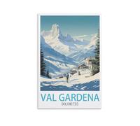 Puzzle de 1000 pièces Val Gardena Dolomites - Jeu de société Stimulant, Puzzle Impossible, Puzzle de décoration familiale 38x52cm