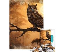Puzzle de 1000 pièces « Veille au Clair de Lune Jeu de détente Motif à Assembler Cadeau Unique pour Un Anniversaire ou Noël (Dimensions 50x75cm)