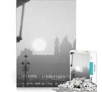 Puzzle de 1000 pièces Venise pour Adolescents Jeu Relaxant Difficile et Stimulant Chaque pièce est Unique 50x75cm