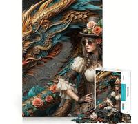 Puzzle de 1000 pièces Victorian Dramscape pour Adolescents,Jeu Stimulant Le Cerveau,emboîtement précis sans espaces,activité relaxante en Groupe à l'intérieur (50x75cm)