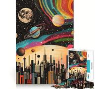 Puzzle de 1000 pièces Vienne Autriche Découpe Laser pour Un Assemblage Parfait Activité de Partage et de Concentration Amusante à Partager en Famille (38x26cm)