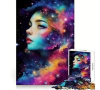 Puzzle de 1000 pièces Visage de nébuleuse, Femme Charmante pour Adolescents, Jeu de logique et d'adresse, à Partager, décoration Murale (50x75cm)
