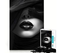 Puzzle de 1000 pièces Visage mystérieux pour Adultes, idéal pour développer Ses capacités cognitives et se détendre, Finitions impeccables, Cadeau raffiné (38x26cm)