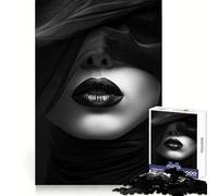Puzzle de 1000 pièces Visage mystérieux pour Adultes, idéal pour développer Ses capacités cognitives et se détendre, Finitions impeccables, Cadeau raffiné (38x26cm)