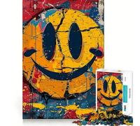 Puzzle de 1000 pièces Visages souriants et Couleurs éclatantes pour Adultes, Un Jeu de logique et de Construction Amusant et Facile à Assembler, Un Cadeau mémorable 38x26cm