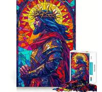 Puzzle de 1000 pièces Vitraux sacrés pour Adolescents renforce Les Souvenirs, Offre Un Divertissement paisible et de qualité, et constitue Un (38x26cm)