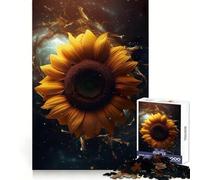 Puzzle de 1000 pièces Voie lactée et Galaxie Tournesol pour Adolescents Jeu de logique Claire Passe-Temps Calme Découpe Parfaite Cadeau Classique 38x52cm