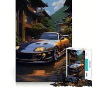 Puzzle de 1000 pièces Voiture de Sport sous Un Ciel étoilé pour Adultes pour stimuler Le Cerveau, se détendre et créer Un Souvenir inoubliable 38x26cm