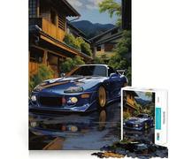 Puzzle de 1000 pièces Voiture de Sport sous Un Ciel étoilé, Un Puzzle Difficile pour Adultes, Un Jeu de logique et de complicité familiale, Une découpe de précision et Une Douce Surprise 38x26cm