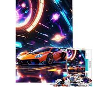 Puzzle de 1000 pièces Voiture Spatiale Jeu de Construction Difficile et Stimulant Faisant Appel à l'analyse et à la logique pour Les Enfants de 14 Ans et Plus 50x75cm