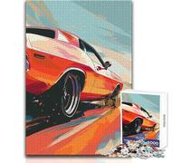 Puzzle de 1000 pièces « Voitures de rêve » pour Adultes:Jeu de réflexion et de création, idée Cadeau mémorable et touchante Dimensions:38x26cm