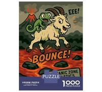Puzzle De 1000 Pièces Volcanic Zone Athletics Unauthorized Bounce! Puzzle Adulte Jeu Familial Décoration Parfaite Cadeaux Uniques d'anniversaire Et De Noël 70x50cm/1000pcs