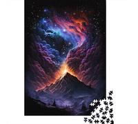 Puzzle de 1000 pièces « Volcans de la Galaxie » - Jeu de Puzzle pour Adultes - Jeu de société en Papier pour Noël et Les Anniversaires - 38 x 26 cm / 1000 pièces
