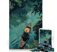Puzzle de 1000 pièces Voyage fluvial au Vietnam Défi intellectuel, détente et créativité Découpe précise (50x75cm)