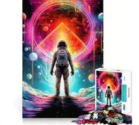 Puzzle de 1000 pièces Voyageur Spatial et temporel pour Adolescents, Jeu de réflexion, Design Simple et Amusant, Cadeau mémorable 38x26cm