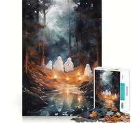 Puzzle de 1000 pièces Wanderlust Ghosts,Jeu de Concentration cérébrale,découpe Experte,Artisanat Fascinant pour Les Moments de détente (50x75cm)