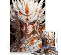 Puzzle de 1000 pièces Warrior Beauty Girl pour Adultes Stimulation cérébrale, détente et Assemblage Solide, (38x52cm)