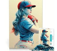 Puzzle de 1000 pièces We Love Baseball Jeu créatif et Stimulant,Assemblage précis,sans pièces détachées,activité idéale pour Partager Un Moment privilégié en Famille (50x75cm)