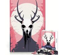 Puzzle de 1000 pièces Wendigo, créature cryptique pour Adolescents, Illustration vectorielle, idéal pour stimuler la mémoire et se divertir Découpe de qualité Cadeau d'anniversaire (38x52cm)