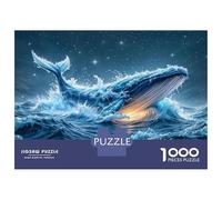 Puzzle De 1000 Pièces Whale Watching Adventure Puzzle Adulte Jeu Familial Décoration Parfaite Cadeaux Uniques d'anniversaire Et De Noël 52x38cm/1000pcs