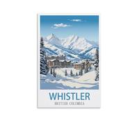 Puzzle de 1000 pièces Whistler Ski Canada, Jeu Stimulant, Puzzle Impossible, décoration familiale, 38 x 52 cm