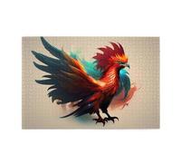 Puzzle de 1000 pièces Whjdpp Fantasy Phoenix Image éducative intellectuelle en bois Puzzles amusants Jeu anti-stress