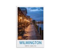 Puzzle de 1000 pièces, Wilmington, Caroline du Nord. Puzzle en Papier, Illustration, Jouet éducatif et intellectuel, Cadeau, 70 x 50 cm.