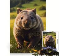 Puzzle de 1000 pièces Wombat Smile Animals Teenagers Mind Clarity Cozy Passtime Perfect Lock (38x26cm)