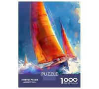 Puzzle De 1000 Pièces Yacht Boat Racing 1 pour Adultes, Jouet, Décoration Murale, Défi Difficile, Idéal comme Cadeau pour Toute La Famille 38x26cm/1000pcs