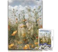 Puzzle de 1000 pièces « Yoga dans Les Fleurs » pour Adolescents, Jeu éducatif de logique et de réflexion, pour Toutes Les Occasions, Dimensions 38x26cm