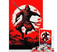 Puzzle de 1000 pièces Yokai Ninja Jeu éducatif Cadeau de Père Noël Secret Jeu Relaxant avec Poster et fiche de Questions Assortis Format 38x52cm