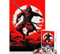 Puzzle de 1000 pièces Yokai Ninja Jeu éducatif Cadeau de Père Noël Secret Jeu Relaxant avec Poster et fiche de Questions Assortis Format 50x75cm