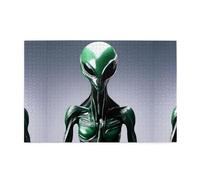 Puzzle de 1000 pièces Yyhwhjde Alien - Puzzle en bois de qualité pour adultes et enfants - Puzzles amusants pour soulager le stress