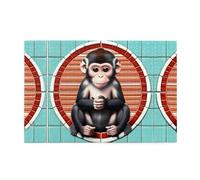 Puzzle de 1000 pièces Yyhwhjde Le singe silencieux - Puzzles éducatifs intellectuels en bois - Puzzles amusants pour soulager le stress
