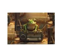 Puzzle de 1000 pièces Yyhwhjde Little Frog by The Radio Image éducative intellectuelle en bois Puzzles amusants pour soulager le stress