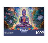 Puzzle De 1000 Piezas BudaStatue Desafíos Extra Divertidos Pasatiempo Creativo Nirvana Regalo Creativo Para La Relajación Clásicos Para Adultos Y Niños A Partir De 12 Años Puzzle 38x26cm/1000pcs