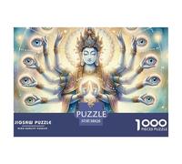 Puzzle De 1000 Piezas BudaStatue Desafíos Extra Divertidos Pasatiempo Creativo Nirvana Regalo Creativo Para La Relajación Para Adultos Y Niños 38x26cm/1000pcs