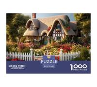 Puzzle De 1000 Piezas CASA rústicaDesafíos Extra Divertidos Pasatiempo Creativo Rural Scenery Juego Familiar Regalo Para Adultos Y Niños 70x50cm/1000pcs