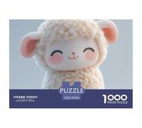 Puzzle De 1000 Piezas Cordero lindoDesafíos Extra Divertidos Pasatiempo Creativo ovejasJuego Familiar Regalo Para Adultos Y Niños Mayores De 12 Años 70x50cm/1000pcs
