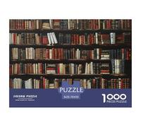 Puzzle De 1000 Piezas Estante de librosDesafíos Extra Divertidos Pasatiempo Creativo Library Regalo Creativo Para La Relajación Clásicos Para Adultos Y Niños A Partir De 12 Años Puzzle 70x50cm/1000pcs