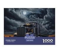 Puzzle De 1000 Piezas Gran camiónDesafíos Extra Divertidos Pasatiempo Creativo The Persistence of The Night Juego Familiar Regalo Para Adultos Y Niños Mayores 70x50cm/1000pcs