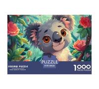 Puzzle De 1000 Piezas KoalaDesafíos Extra Divertidos Pasatiempo Creativo Animated Animals Regalo Creativo Para La Relajación Para Adultos Y Niños 38x26cm/1000pcs