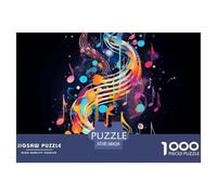 Puzzle De 1000 Piezas NOTA MúsicaDesafíos Extra Divertidos Pasatiempo Creativo Symbol Diagram Regalo Creativo Para La Relajación Para Adultos Y Niños Mayores De 12 Años 38x26cm/1000pcs