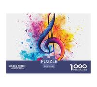Puzzle De 1000 Piezas Notación MúsicaDesafíos Extra Divertidos Pasatiempo Creativo Artistic Style Juego Familiar Regalo Para Adultos Y Niños 70x50cm/1000pcs