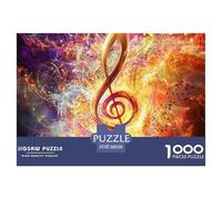 Puzzle De 1000 Piezas Notación MúsicaDesafíos Extra Divertidos Pasatiempo Creativo Artistic Style Regalo Creativo Para La Relajación Clásicos Para Adultos Y Niños A Partir De 12 Años Puzzle 38x26cm/10