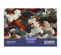 Puzzle De 1000 Piezas Ola Del marDesafíos Extra Divertidos Pasatiempo Creativo Beautiful Painting Regalo, Diversión Para Adultos Y Niños Mayores 70x50cm/1000pcs