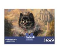 Puzzle De 1000 Piezas PomeraniaDesafíos Extra Divertidos Pasatiempo Creativo Animales lindosRegalo Creativo Para La Relajación Clásicos Para Adultos Y Niños A Partir De 12 Años Puzzle 38x26cm/1000pcs
